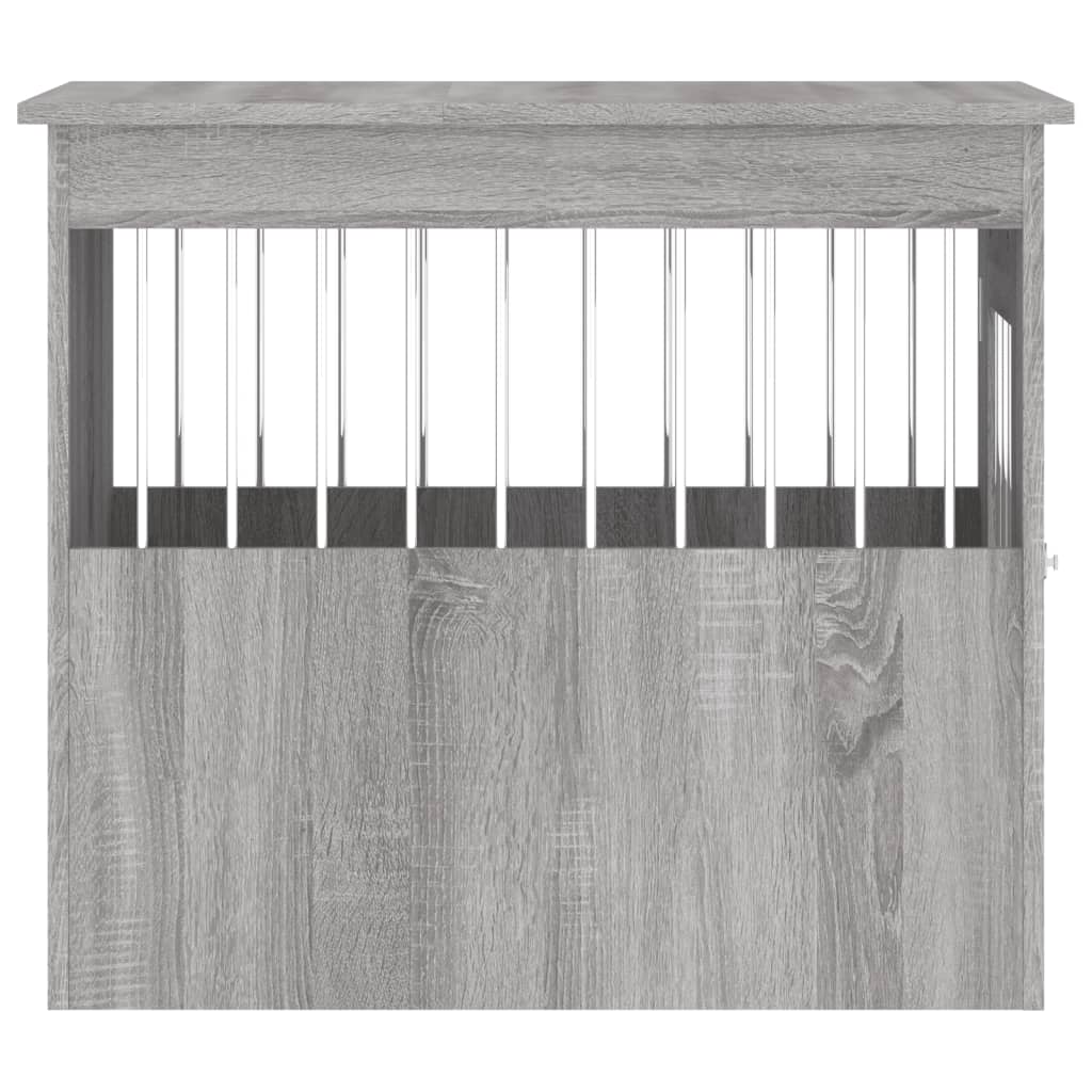 Κλουβί Σκύλου Γκρι Sonoma 55x75x65 εκ. από Επεξεργ. Ξύλο