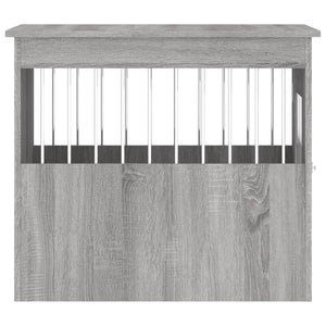 Κλουβί Σκύλου Γκρι Sonoma 55x75x65 εκ. από Επεξεργ. Ξύλο