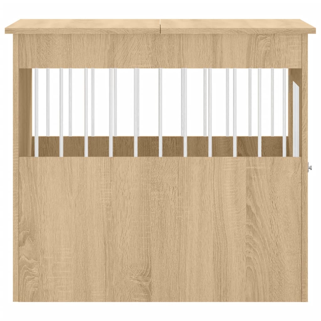 Κλουβί Σκύλου Sonoma Δρυς 64,5 x 80 x 71 εκ. από Επεξεργ. Ξύλο - Pakobazaar