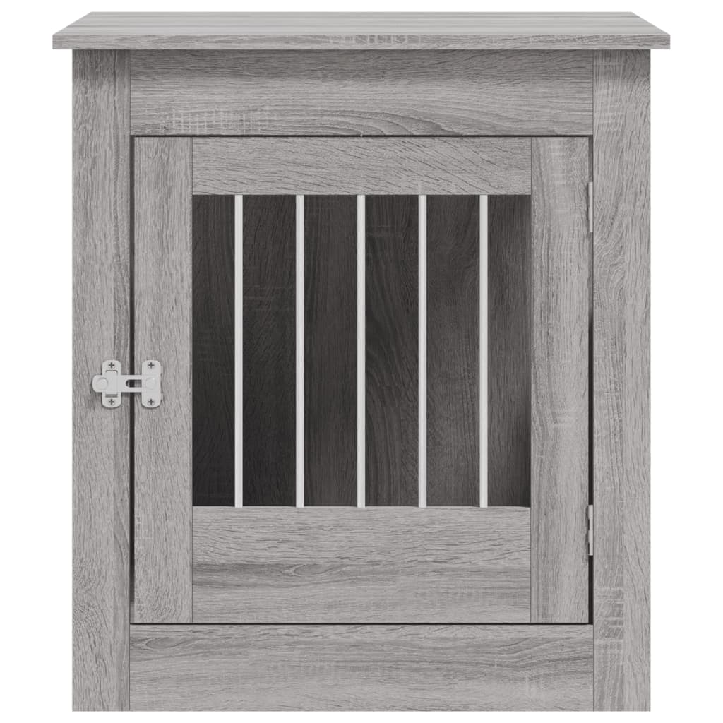 Κλουβί Σκύλου Γκρι Sonoma 64,5 x 80 x 71 εκ. από Επεξεργ. Ξύλο - Pakobazaar