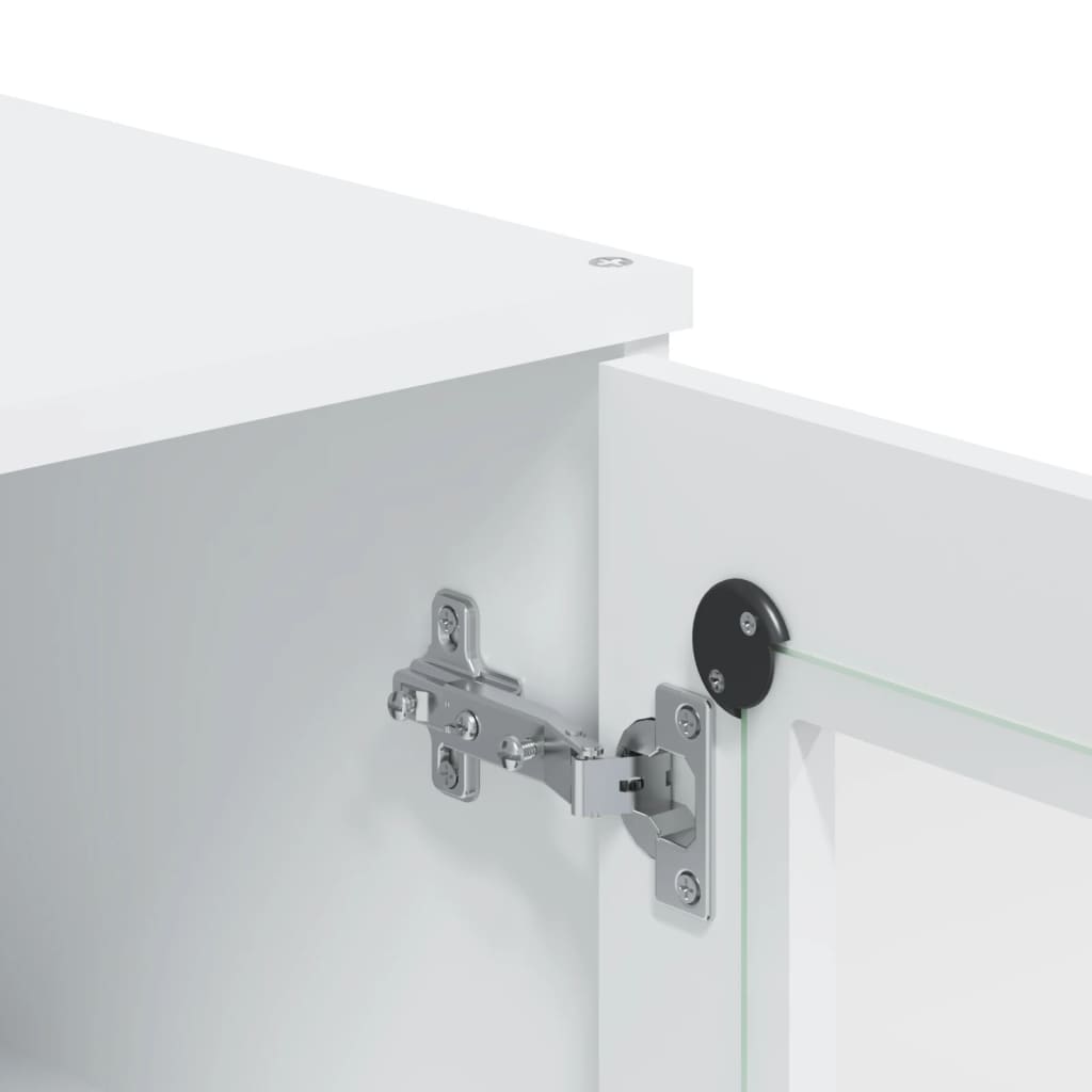 Ντουλάπι Ψηλό VIKEN Λευκός 80x40x190 εκ. από Μασίφ Ξύλο Πεύκου - Pakobazaar