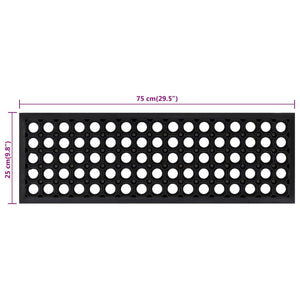Πατάκια Σκάλας 5 τεμ. 25 x 75 εκ. από Καουτσούκ - Pakobazaar