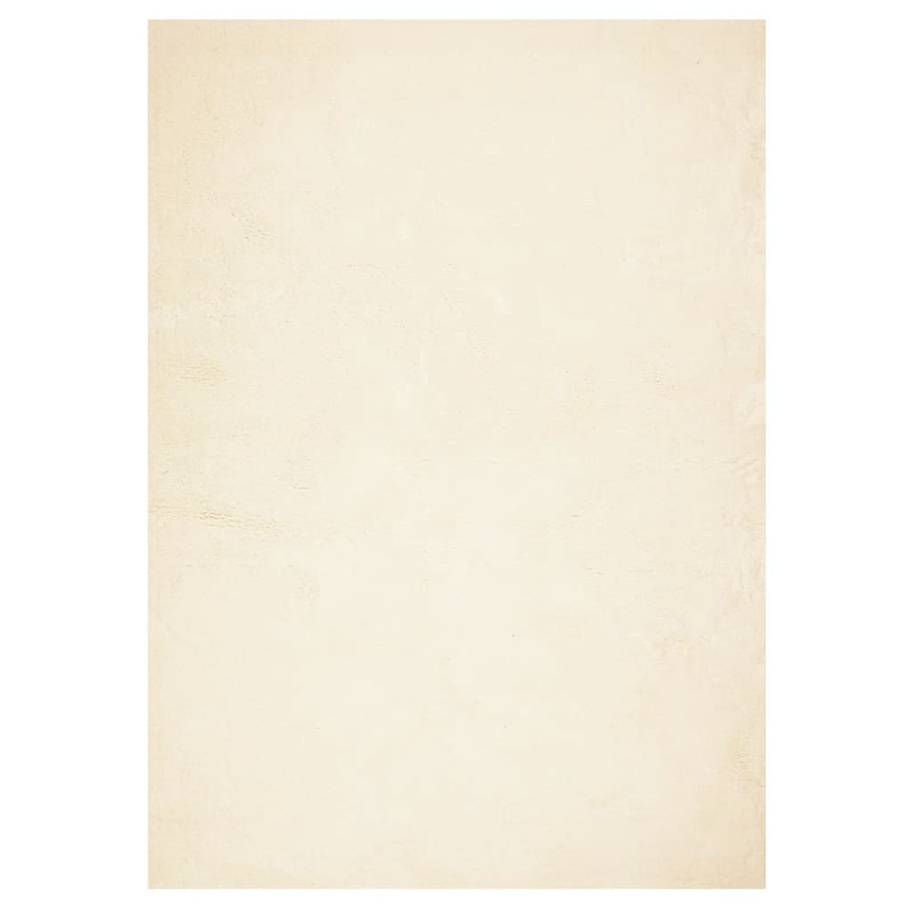 Χαλί HUARTE με Κοντό Πέλος Μαλακό/ Πλενόμενο Κρεμ 240x340 εκ. - Pakobazaar