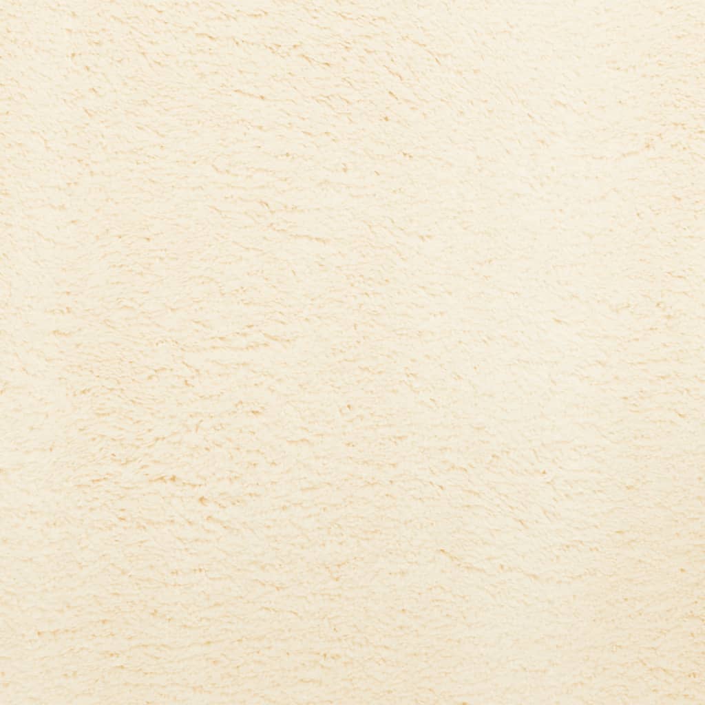 Χαλί HUARTE με Κοντό Πέλος Μαλακό/ Πλενόμενο Κρεμ Ø 120 εκ. - Pakobazaar