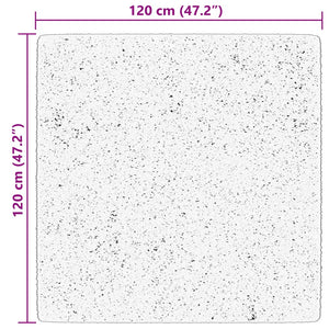 Χαλί HUARTE με Κοντό Πέλος Μαλακό/ Πλενόμενο 120x120 εκ.