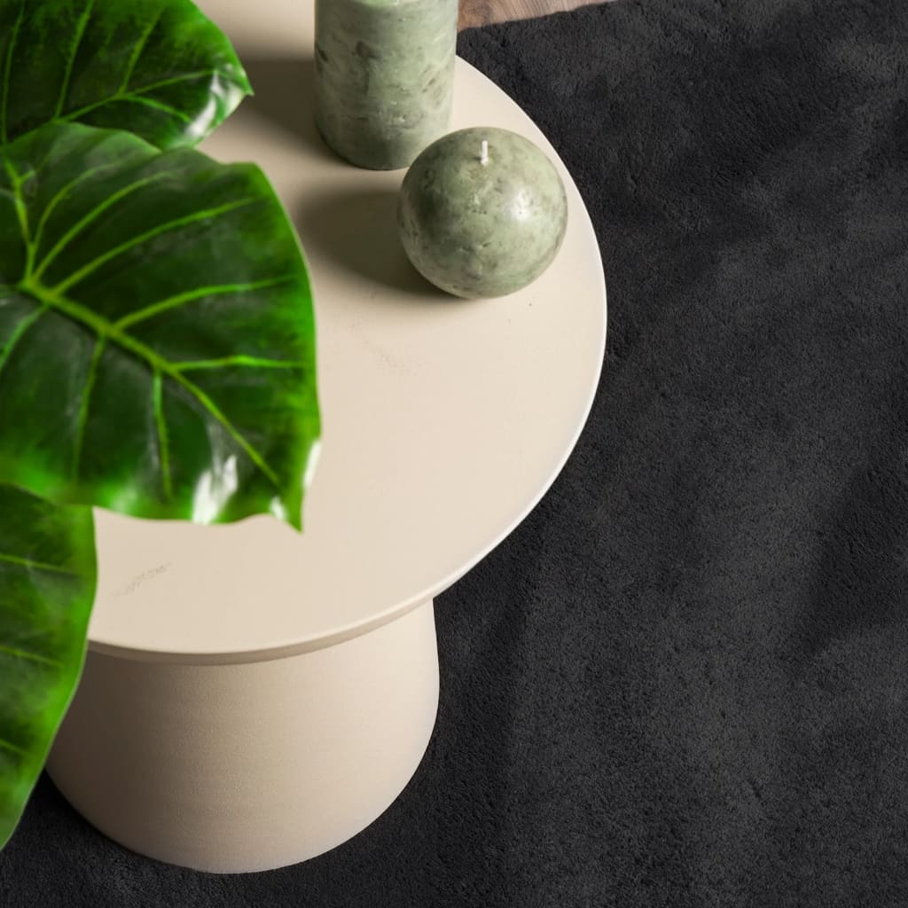 Χαλί HUARTE με Κοντό Πέλος Μαλακό/ Πλενόμενο Μαύρο 80x250 εκ.