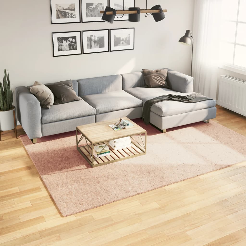 Χαλί HUARTE με Κοντό Πέλος Μαλακό/ Πλενόμενο Ροδαλό 200x280 εκ.