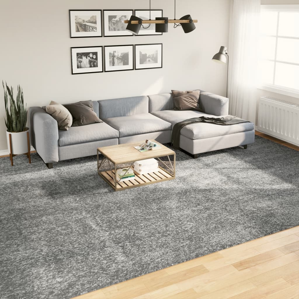 Χαλί Shaggy PAMPLONA με Ψηλό Πέλος Μοντέρνο Πράσινο 300x400 εκ.