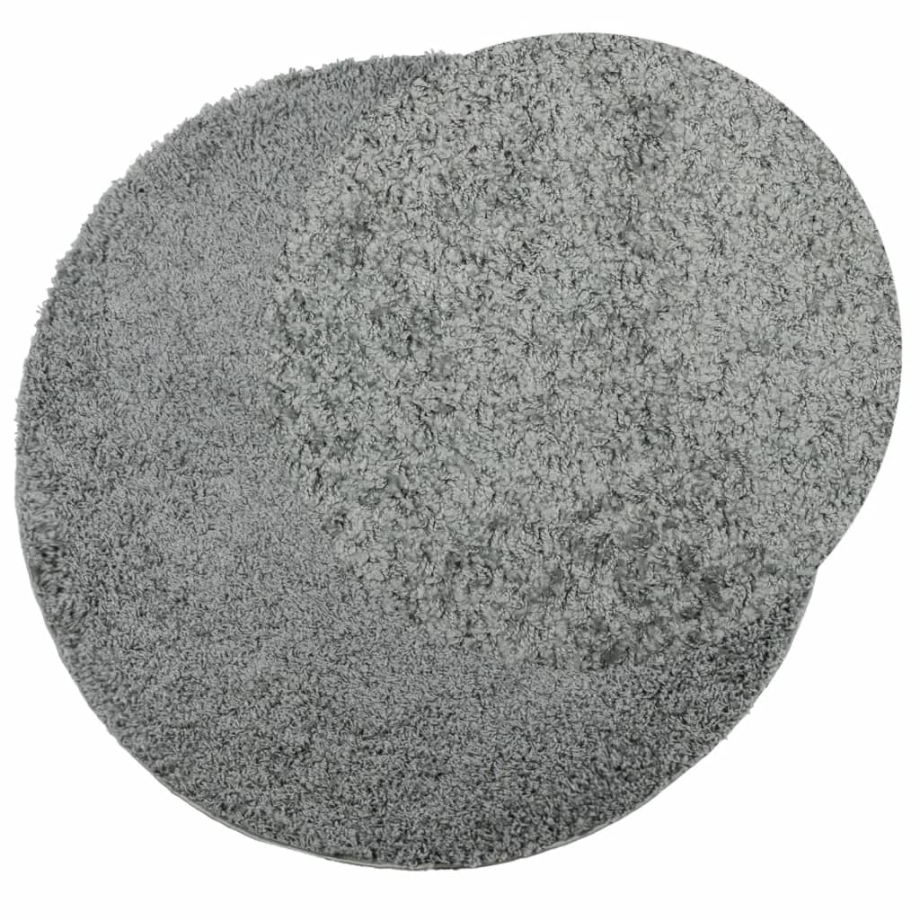 Χαλί Shaggy PAMPLONA με Ψηλό Πέλος Μοντέρνο Πράσινο Ø 120 εκ.