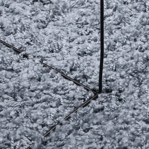 Χαλί Shaggy PAMPLONA με Ψηλό Πέλος Μοντέρνο Μπλε 240x340 εκ. - Pakobazaar