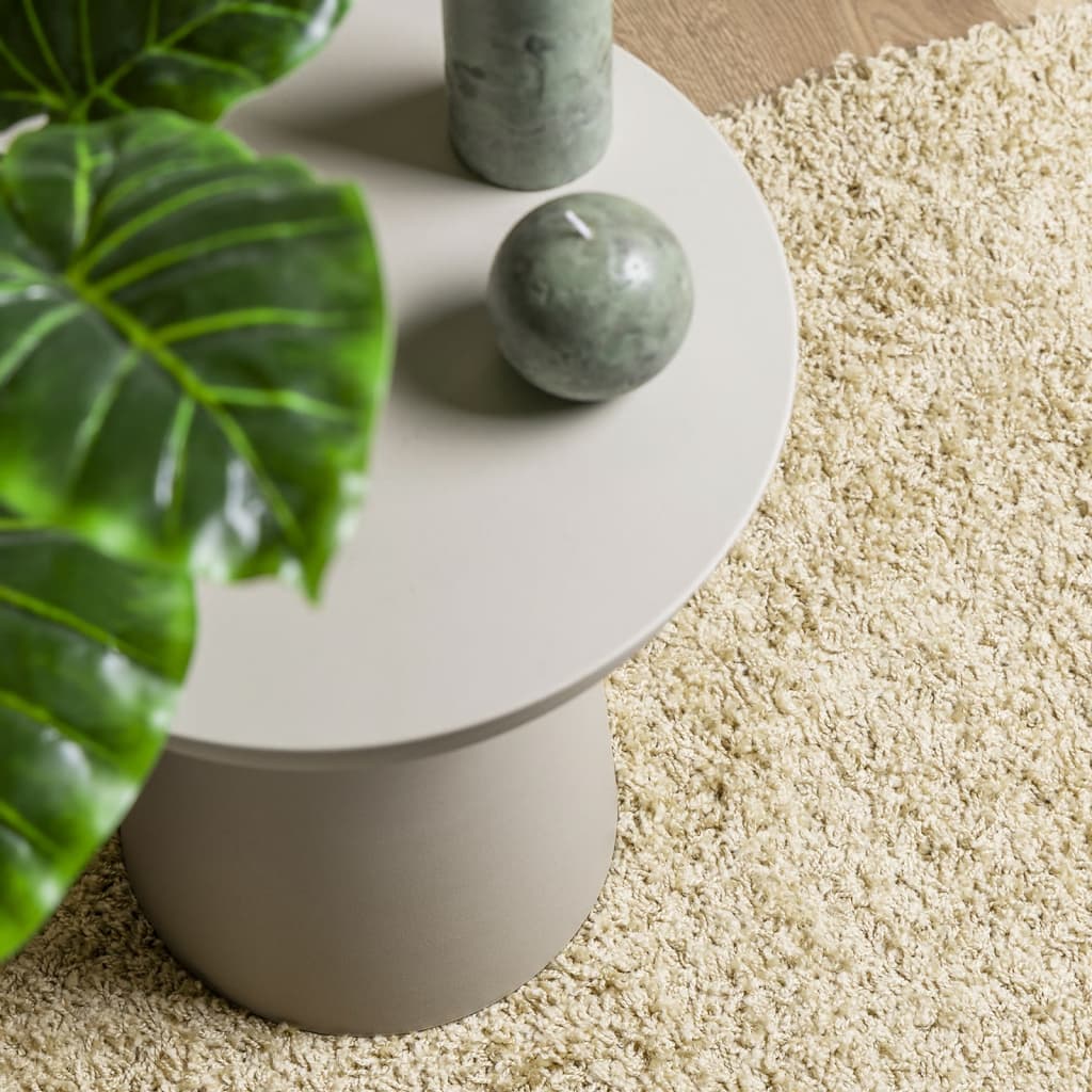 Χαλί Shaggy PAMPLONA με Ψηλό Πέλος Μοντέρνο Χρυσό 80x250 εκ.