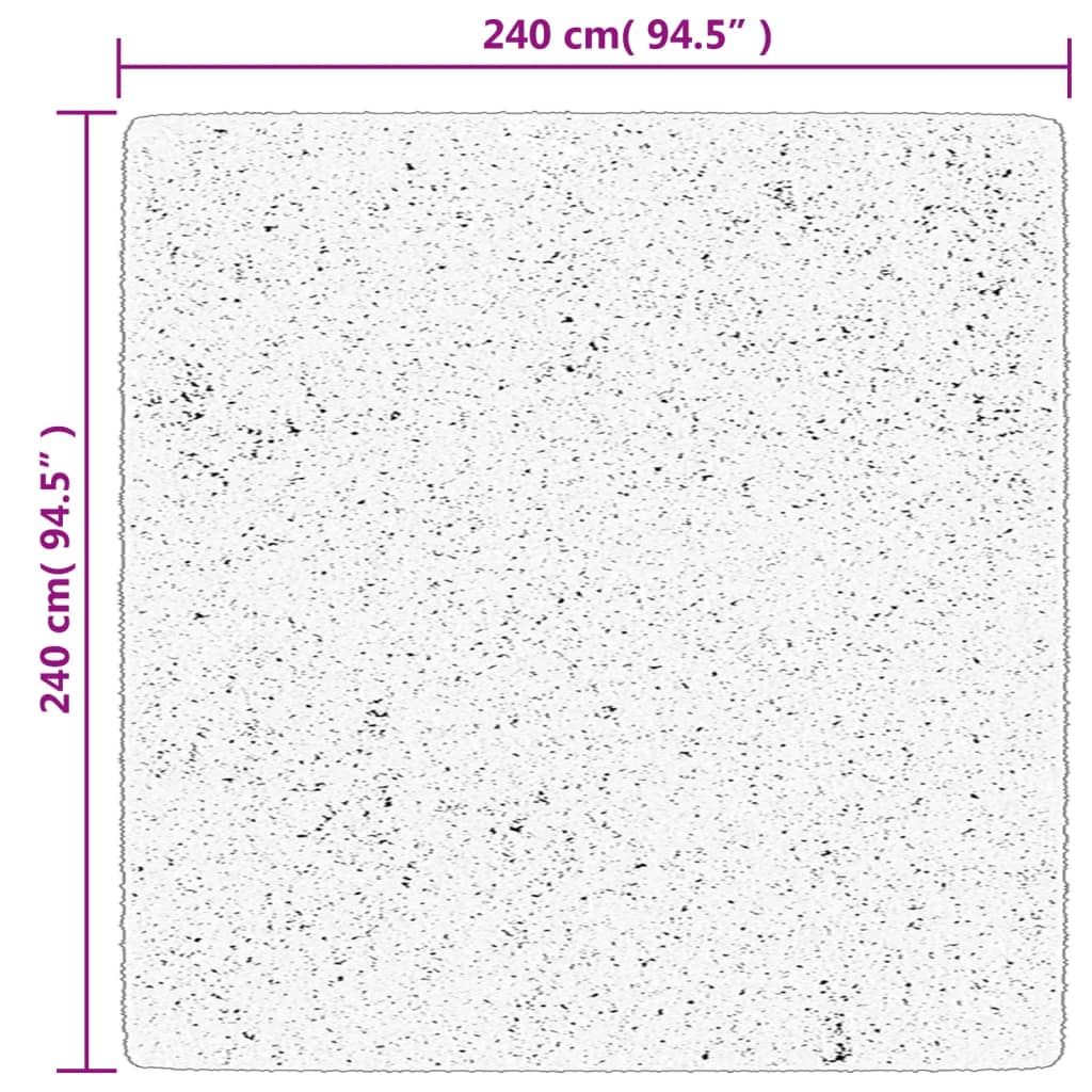 Χαλί OVIEDO με Κοντό Πέλος Μπεζ 240 x 240 εκ.