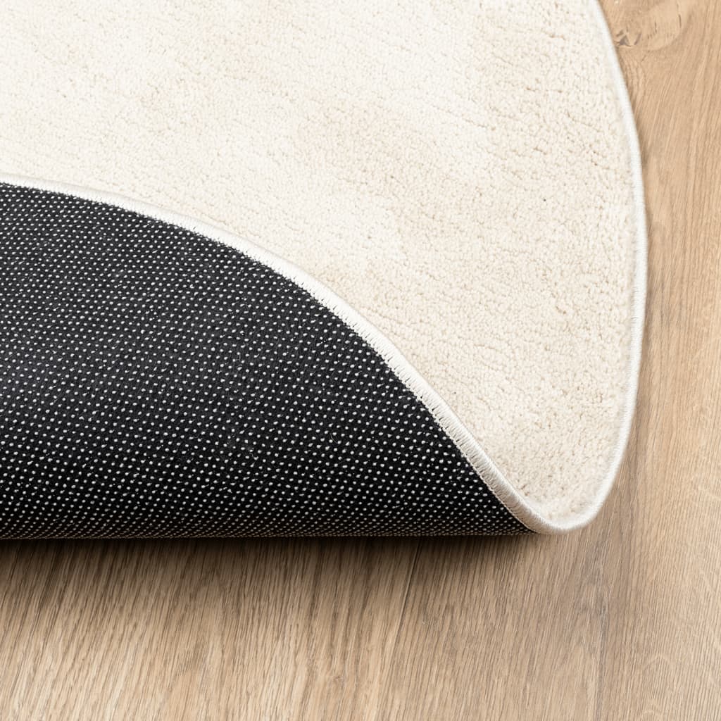 Χαλί OVIEDO με Κοντό Πέλος Μπεζ Ø 120 εκ.