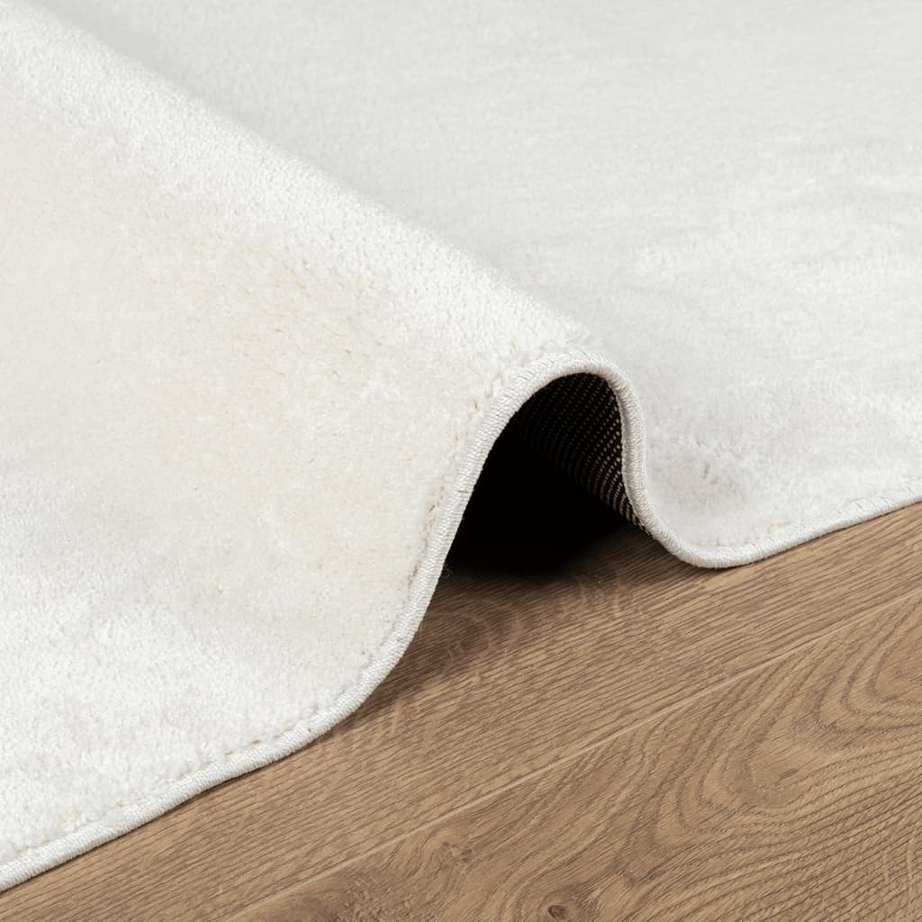 Χαλί OVIEDO με Κοντό Πέλος Κρεμ 240 x 240 εκ.