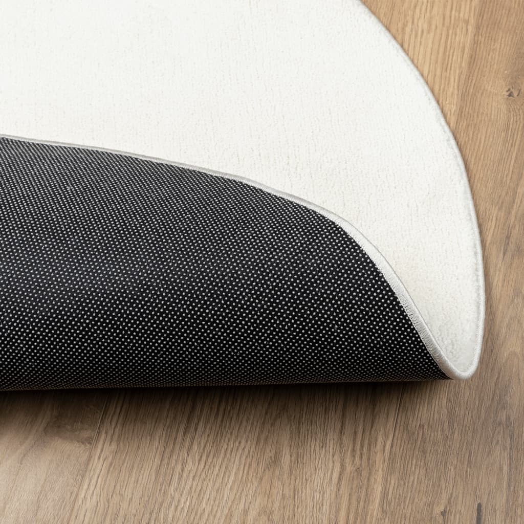 Χαλί OVIEDO με Κοντό Πέλος Κρεμ Ø 200 εκ.