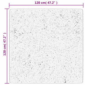 Χαλί OVIEDO με Κοντό Πέλος Τιρκουάζ 120 x 120 εκ.