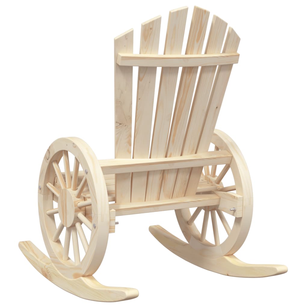 Σαλόνι Κήπου Σετ 3 Τεμαχίων από Μασίφ Ξύλο Ελάτης