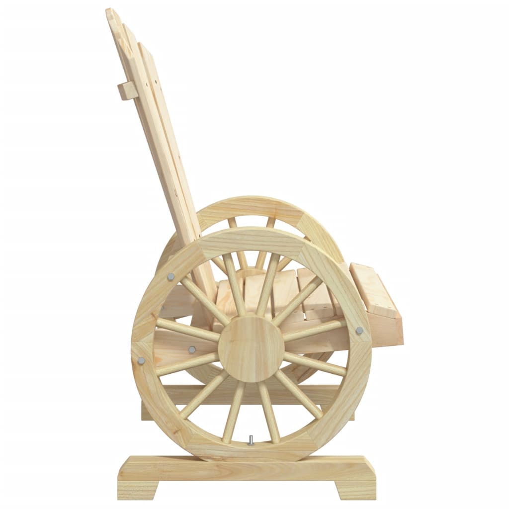 Σαλόνι Κήπου Σετ 4 Τεμαχίων από Μασίφ Ξύλο Ελάτης