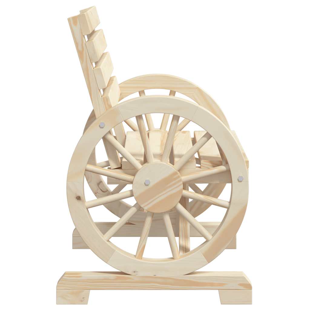 Σαλόνι Κήπου Σετ 4 Τεμαχίων από Μασίφ Ξύλο Ελάτης