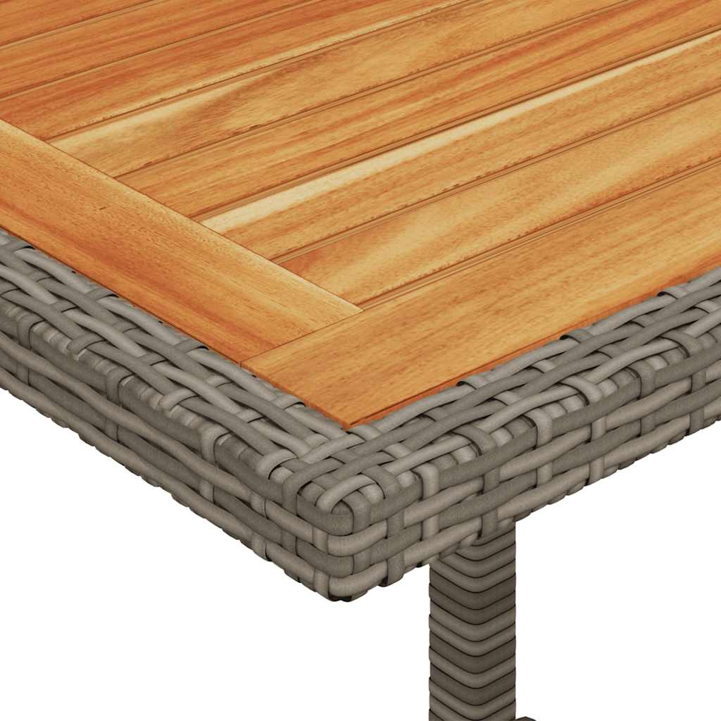 Σετ Επίπλων Bistro 3 τεμ Γκρι Συνθετικό Ρατάν με Μαξιλάρια