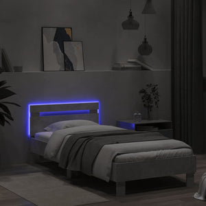 Πλαίσιο Κρεβατιού με Κεφαλάρι και LED 75 x 190 εκ. - Pakobazaar