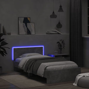 Πλαίσιο Κρεβατιού με Κεφαλάρι και LED 100 x 200 εκ. - Pakobazaar