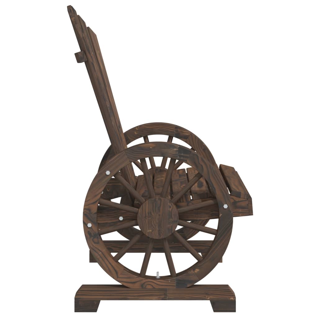 Καρέκλα Κήπου Adirondack από Μασίφ Ξύλο Ελάτης