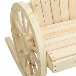 Καρέκλα Adirondack Κουνιστή από Μασίφ Ξύλο Ελάτης