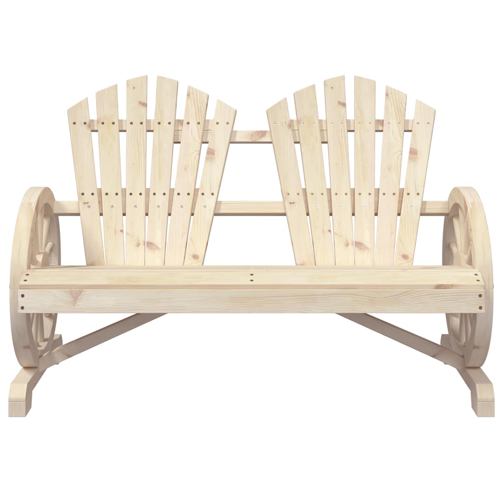 Καρέκλα Κήπου Adirondack Διθέσια από Μασίφ Ξύλο Ελάτης
