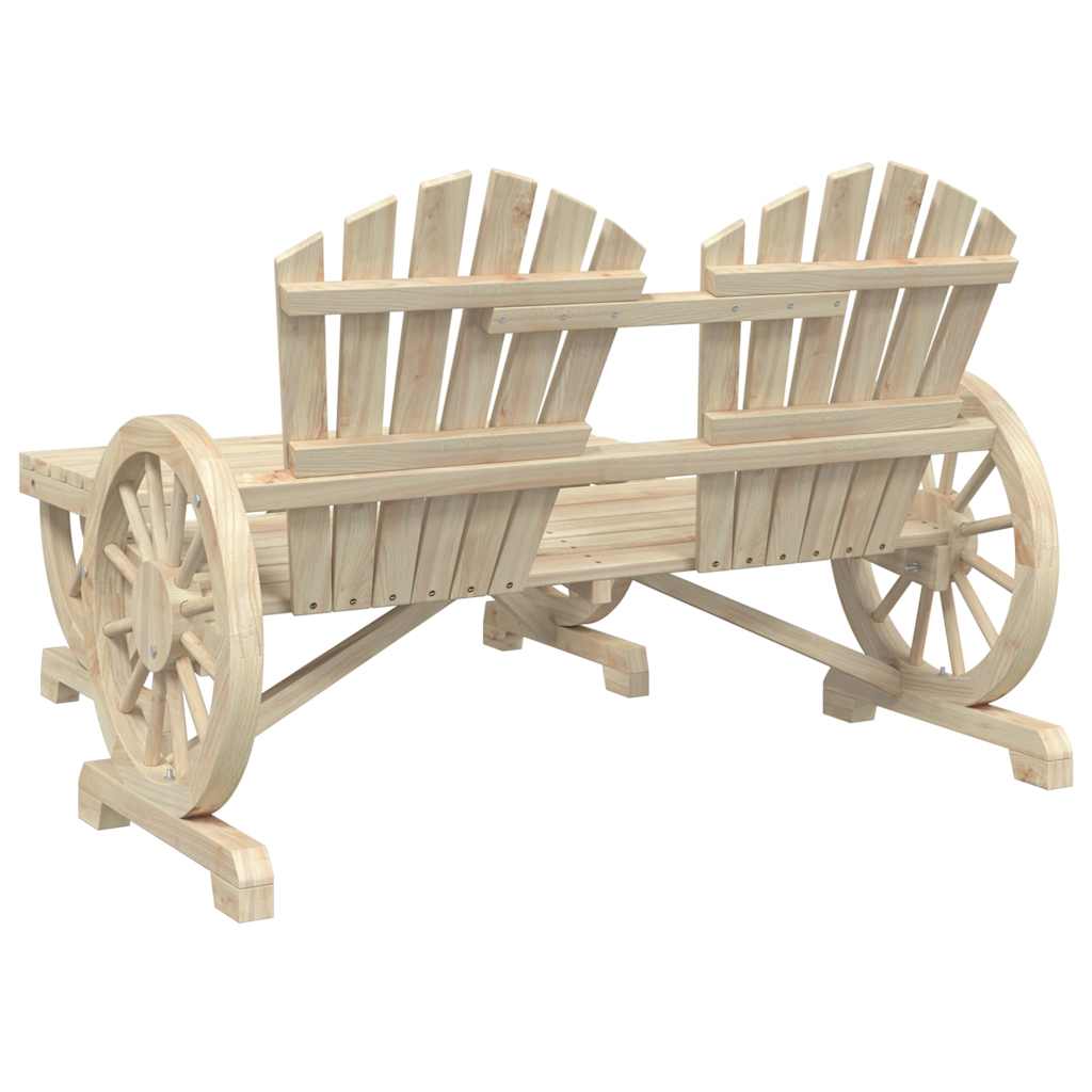 Σαλόνι Κήπου Σετ 2 Τεμαχίων από Μασίφ Ξύλο Ελάτης