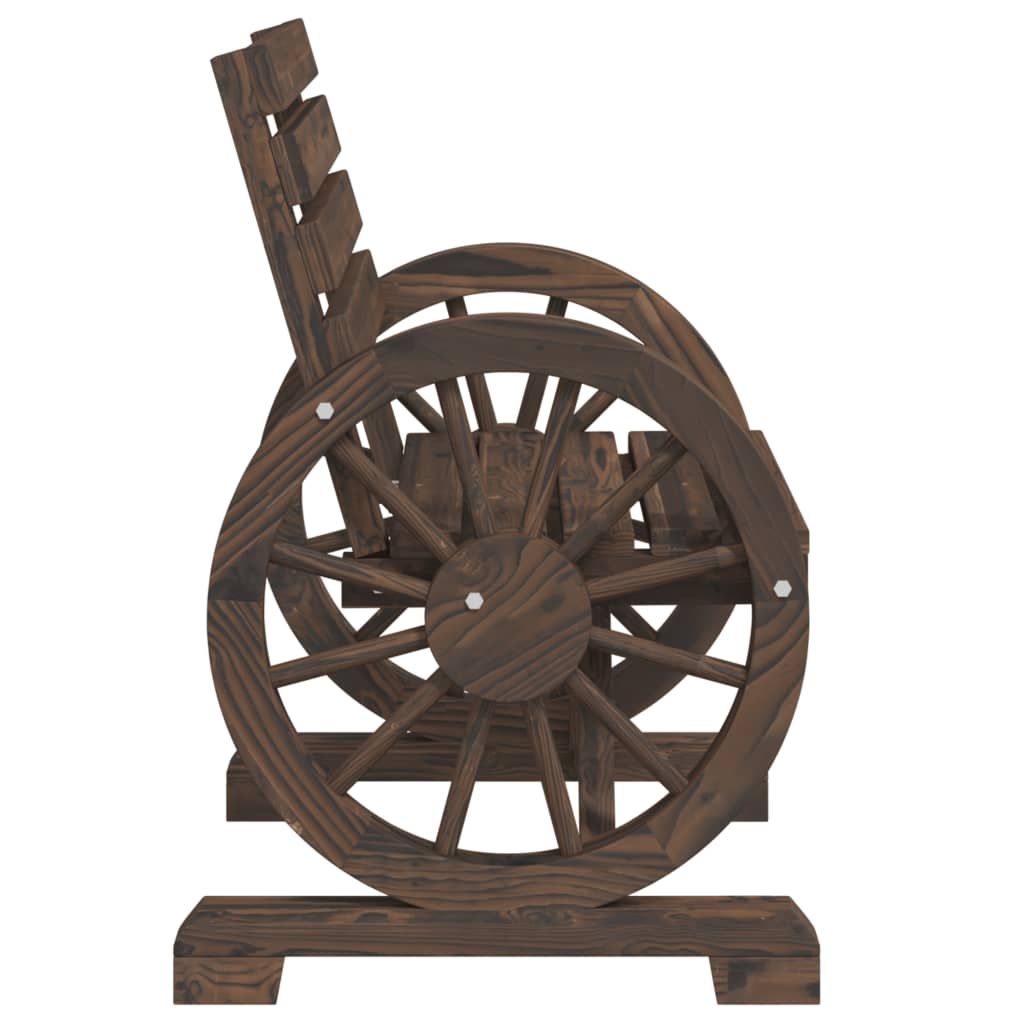 Καρέκλες Κήπου 2 τεμ. 58 x 58 x 78,5 εκ. από Μασίφ Ξύλο Ελάτης