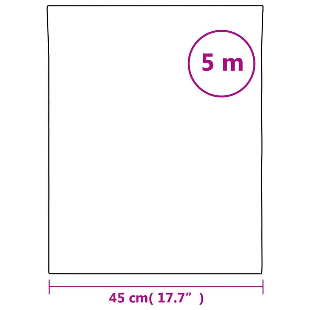 Μεμβράνη Παραθύρου Ματ Γκρι 45x500 εκ. PVC