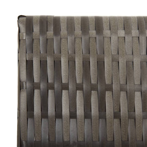 Διαχωριστικό Δωματίου 4 Πάνελ Γκρι από Συνθετικό Ρατάν