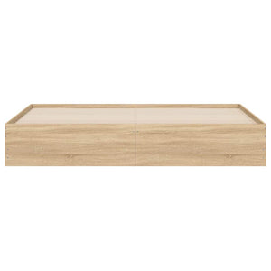 Πλαίσιο Κρεβατιού με συρτάρια Sonoma Δρυς 160x200εκ. Επεξ. Ξύλο