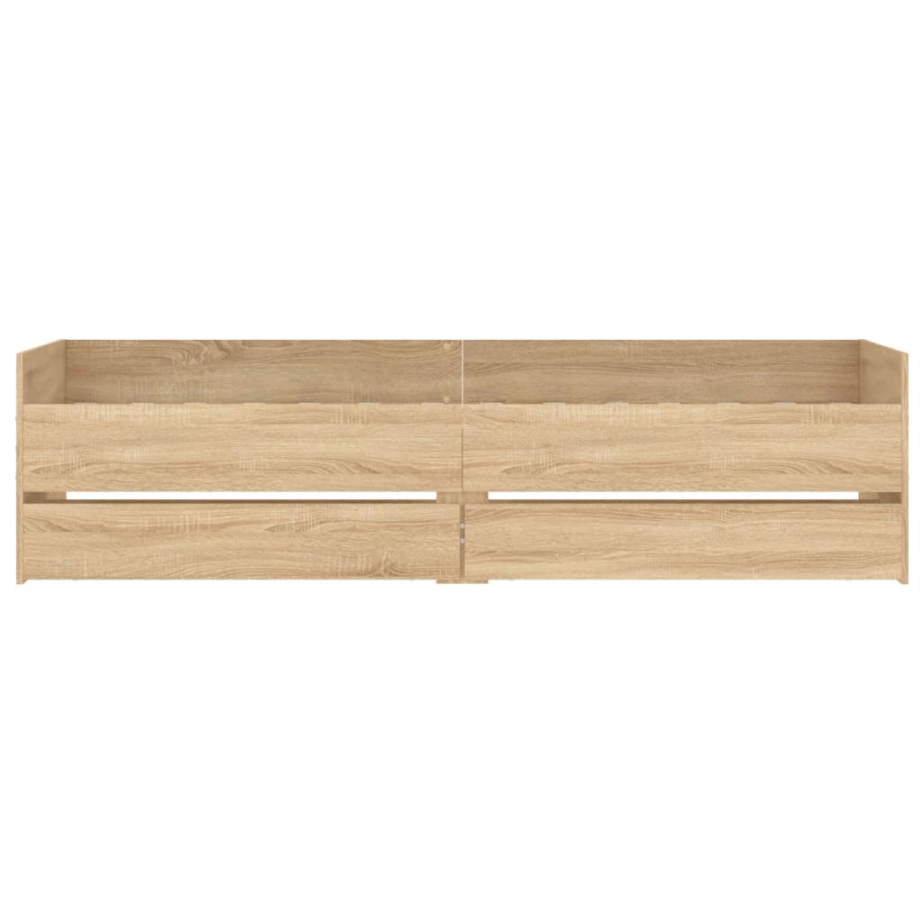 Πλαίσιο Κρεβατιού με Συρτάρια Sonoma δρυς 90x190 εκ.