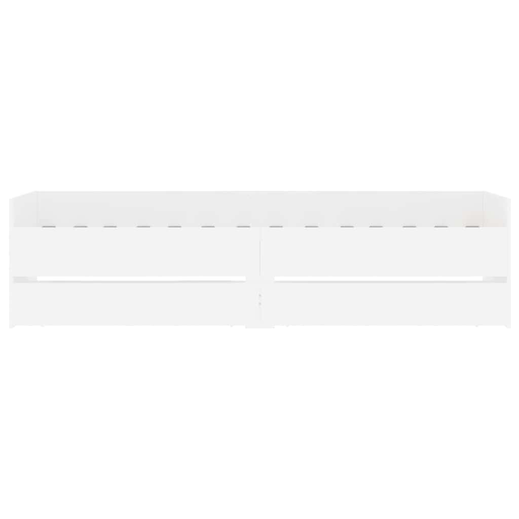 Πλαίσιο Κρεβατιού Με Συρτάρια Μαύρο 75x190 εκ Small Single