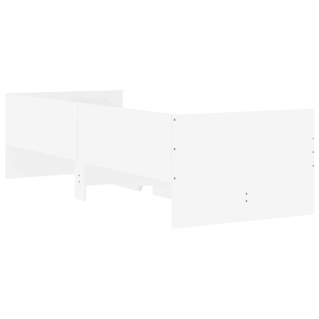 Πλαίσιο Κρεβατιού Με Συρτάρια Μαύρο 75x190 εκ Small Single