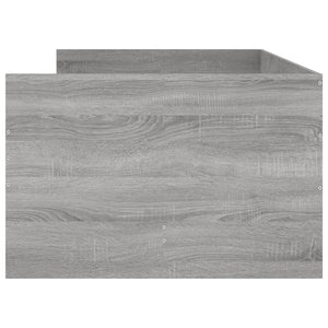 Πλαίσιο Κρεβατιού Με Συρτάρια Γκρι Sonoma 75x190εκ Small Single