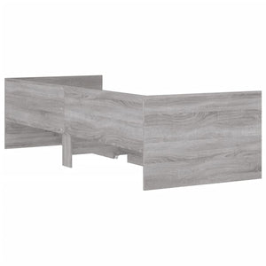 Πλαίσιο Κρεβατιού Με Συρτάρια Γκρι Sonoma 75x190εκ Small Single