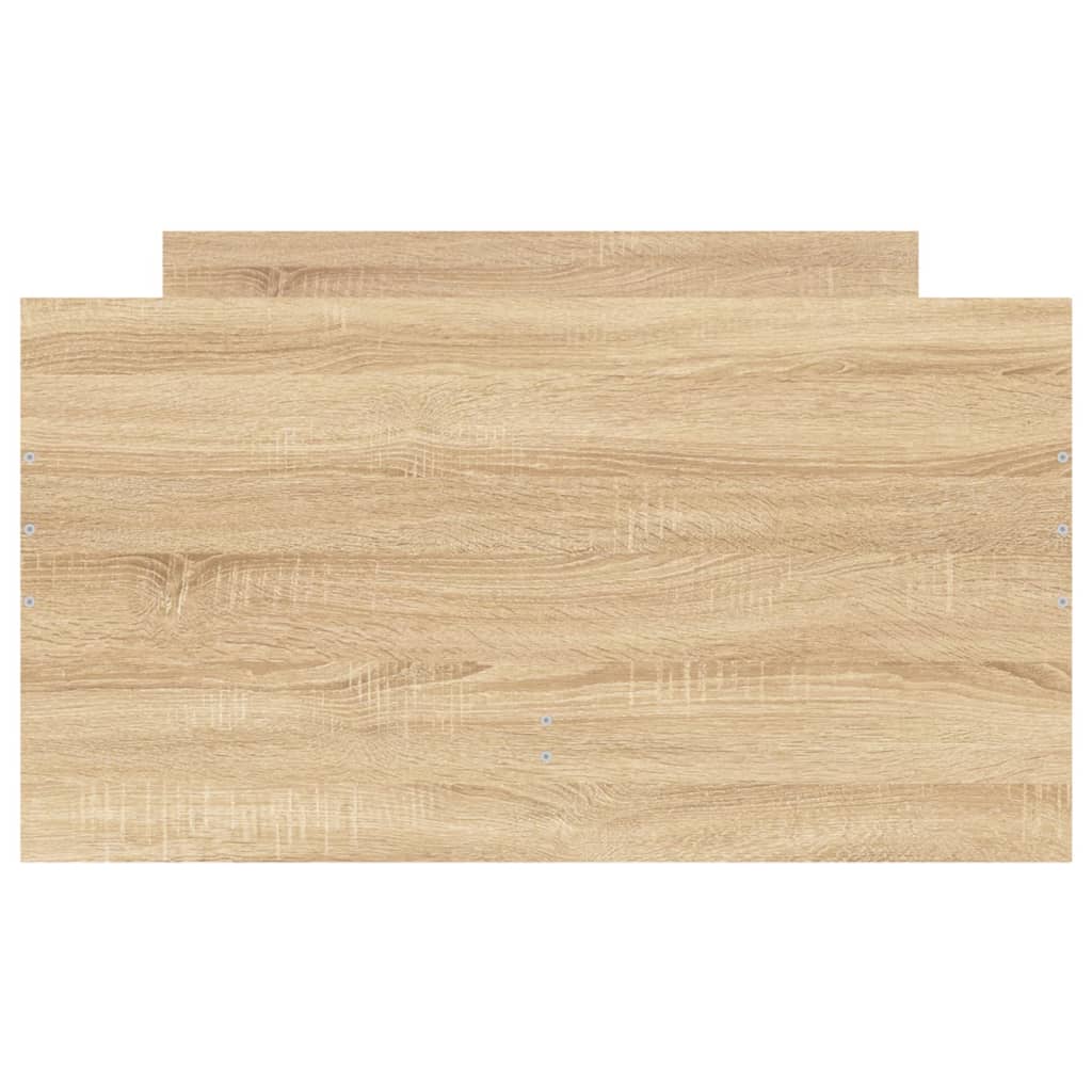 Πλαίσιο Κρεβατιού Με Συρτάρια Sonoma Δρυς 75x190εκ Small Single