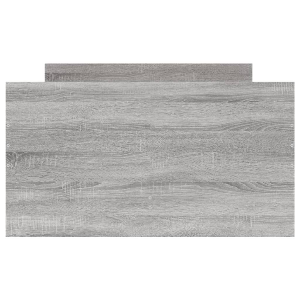 Πλαίσιο Κρεβατιού Με Συρτάρια Γκρι Sonoma 75x190εκ Small Single