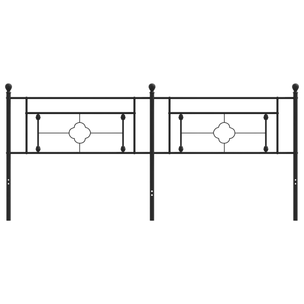 Ανταλλακτικό κεφαλάρι Μαύρο 200 εκ. Μεταλλικό