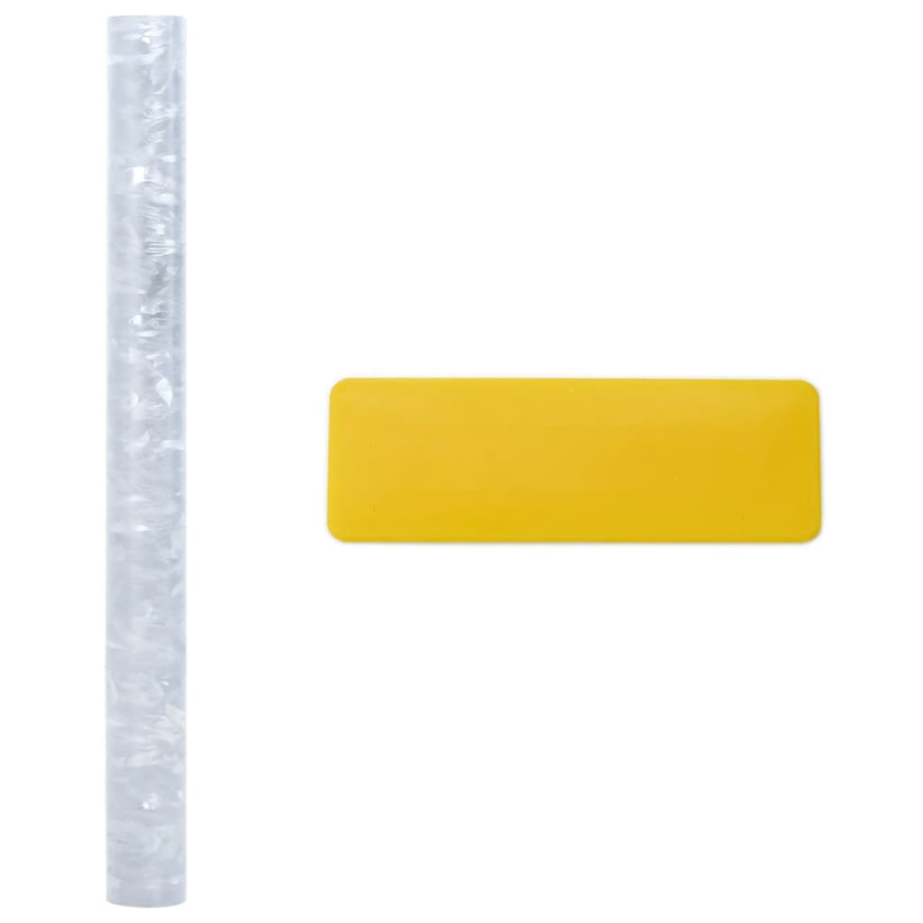 Μεμβράνες Παραθύρου 2 Τεμ. Αμμοβολή Σχέδιο Λουλούδι από PVC