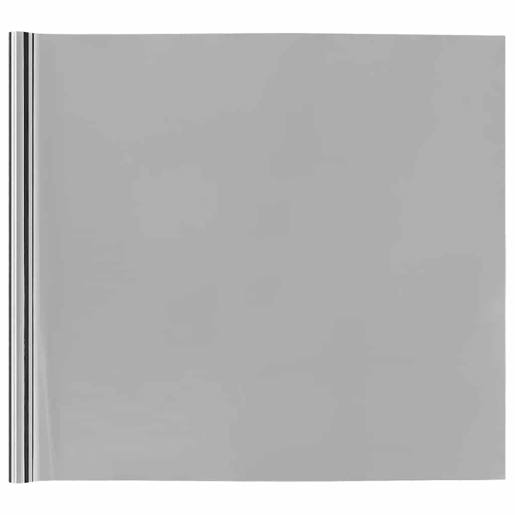 Ηλιακές Μεμβράνες 5 τεμ. Αντιστατικές Εφέ Ανάκλασης Ασημί PVC