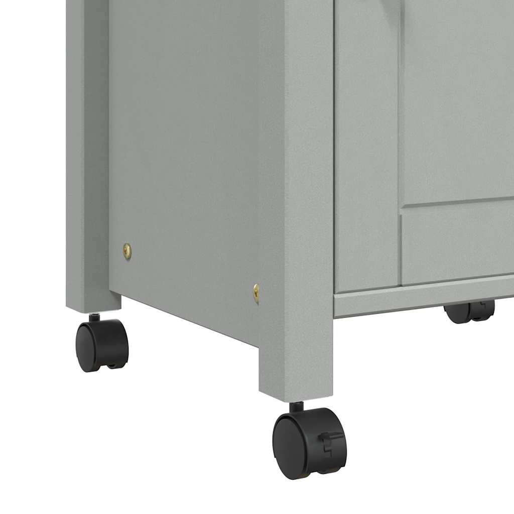 Τρόλεϊ Κουζίνας MONZA 48x40x88,5 εκ. από Μασίφ Ξύλο Πεύκου