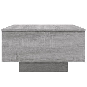 Τραπεζάκι Σαλονιού Γκρι Sonoma 55x55x31 εκ. Επεξεργασμένο Ξύλο - Pakobazaar