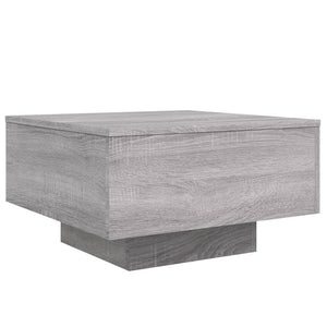 Τραπεζάκι Σαλονιού Γκρι Sonoma 55x55x31 εκ. Επεξεργασμένο Ξύλο - Pakobazaar