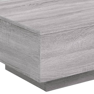 Τραπεζάκι Σαλονιού Γκρι Sonoma 55x55x31 εκ. Επεξεργασμένο Ξύλο - Pakobazaar