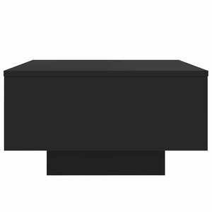 Τραπεζάκι Σαλονιού με Φώτα LED Μαύρο 55x55x31 εκ. - Pakobazaar