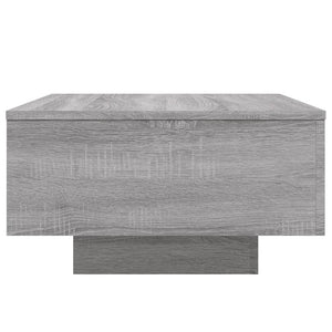 Τραπεζάκι Σαλονιού με Φώτα LED Γκρι Sonoma 55x55x31 εκ. - Pakobazaar